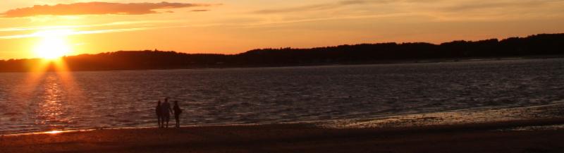 cape cod beach sunset