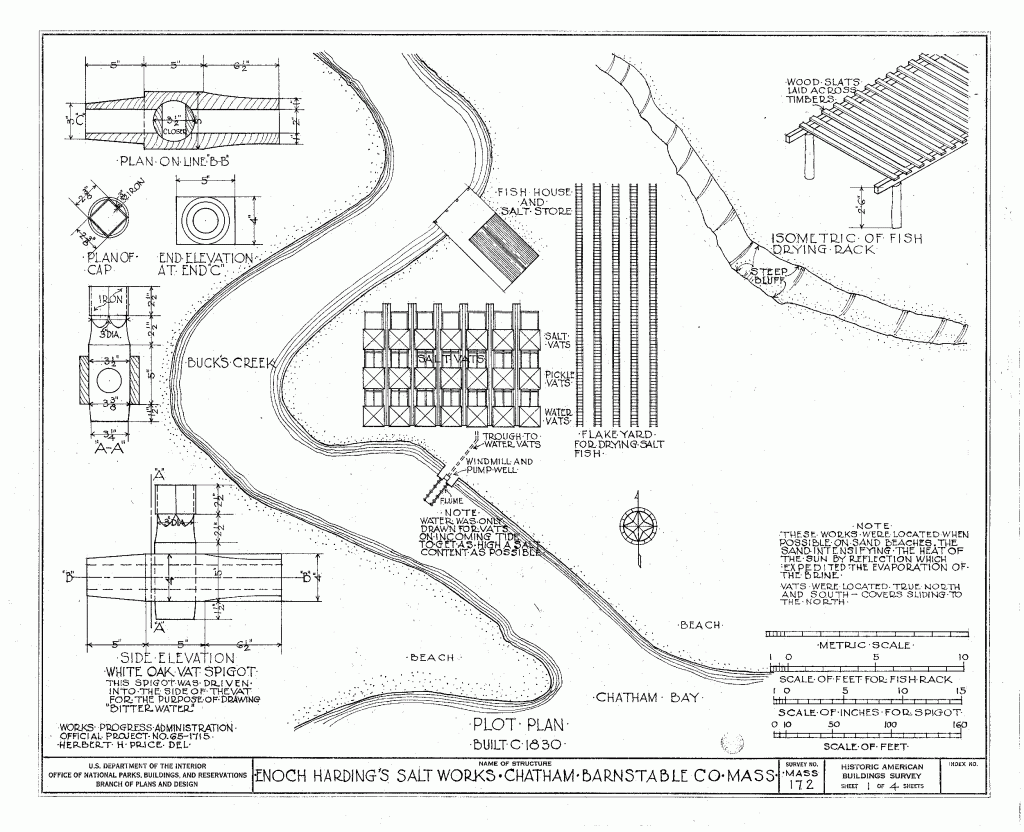 Enoch-Harding-Salt-Works,-Buck's-Creek,-West-Chatham, Cape Cod, Barnstable-County,-MA