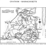 Salt Works & Shoreline of Chatham, Cape Cod circa 1810, Barnstable, County, MA