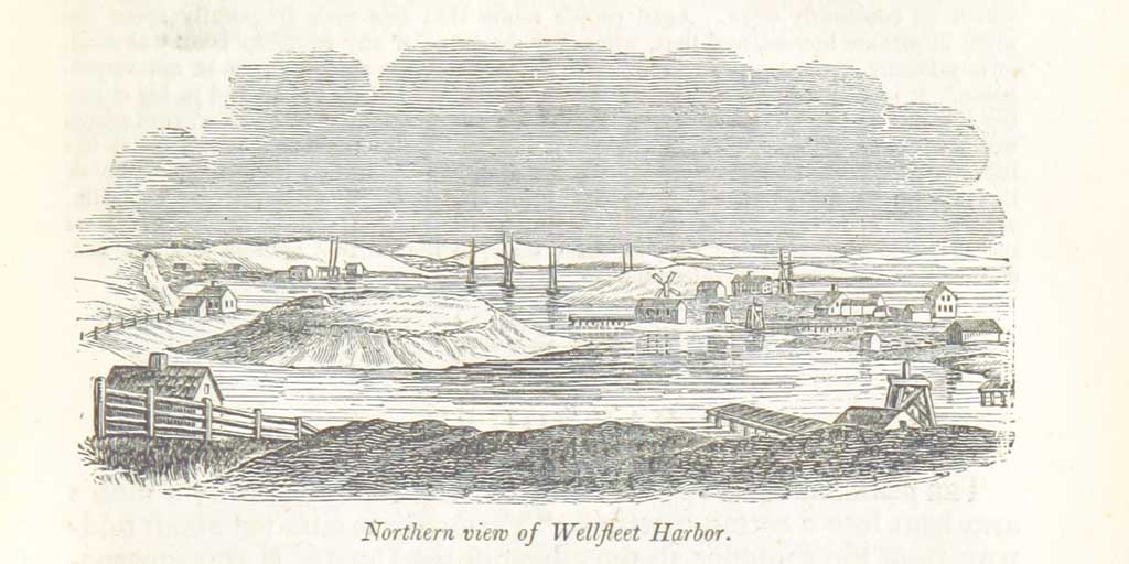 Wellfleet Harbor circa 1800s, Cape Cod, MA