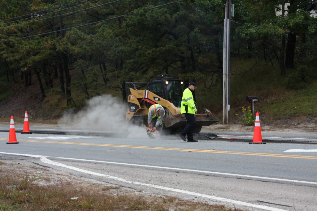  Rt 6 Roadwork, Wellfleet Cape Cod