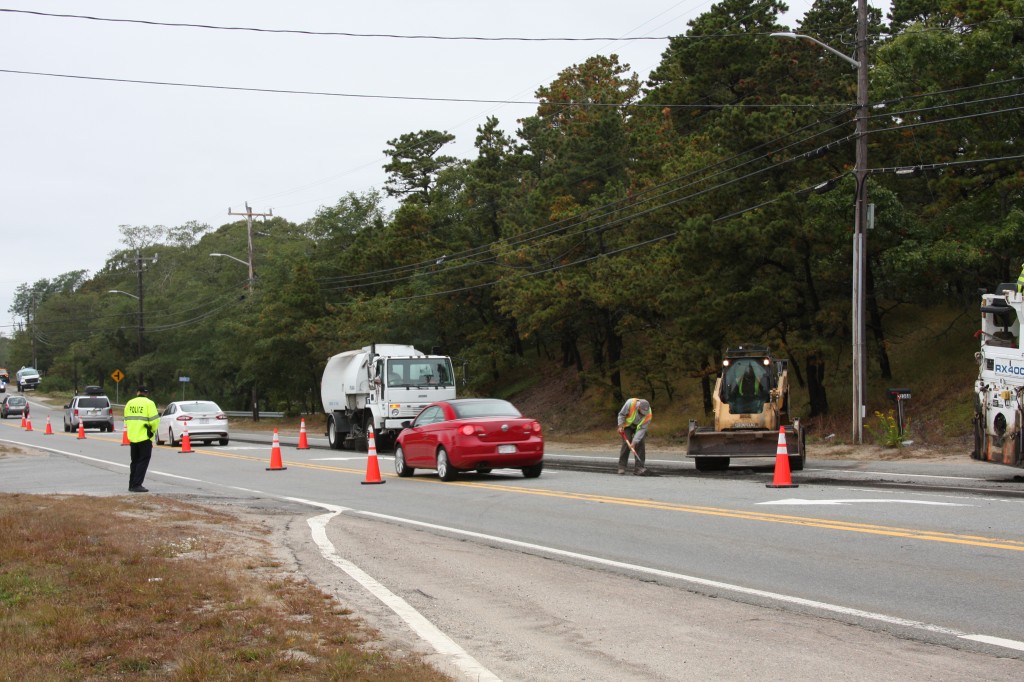  Rt 6 Roadwork, Wellfleet Cape Cod