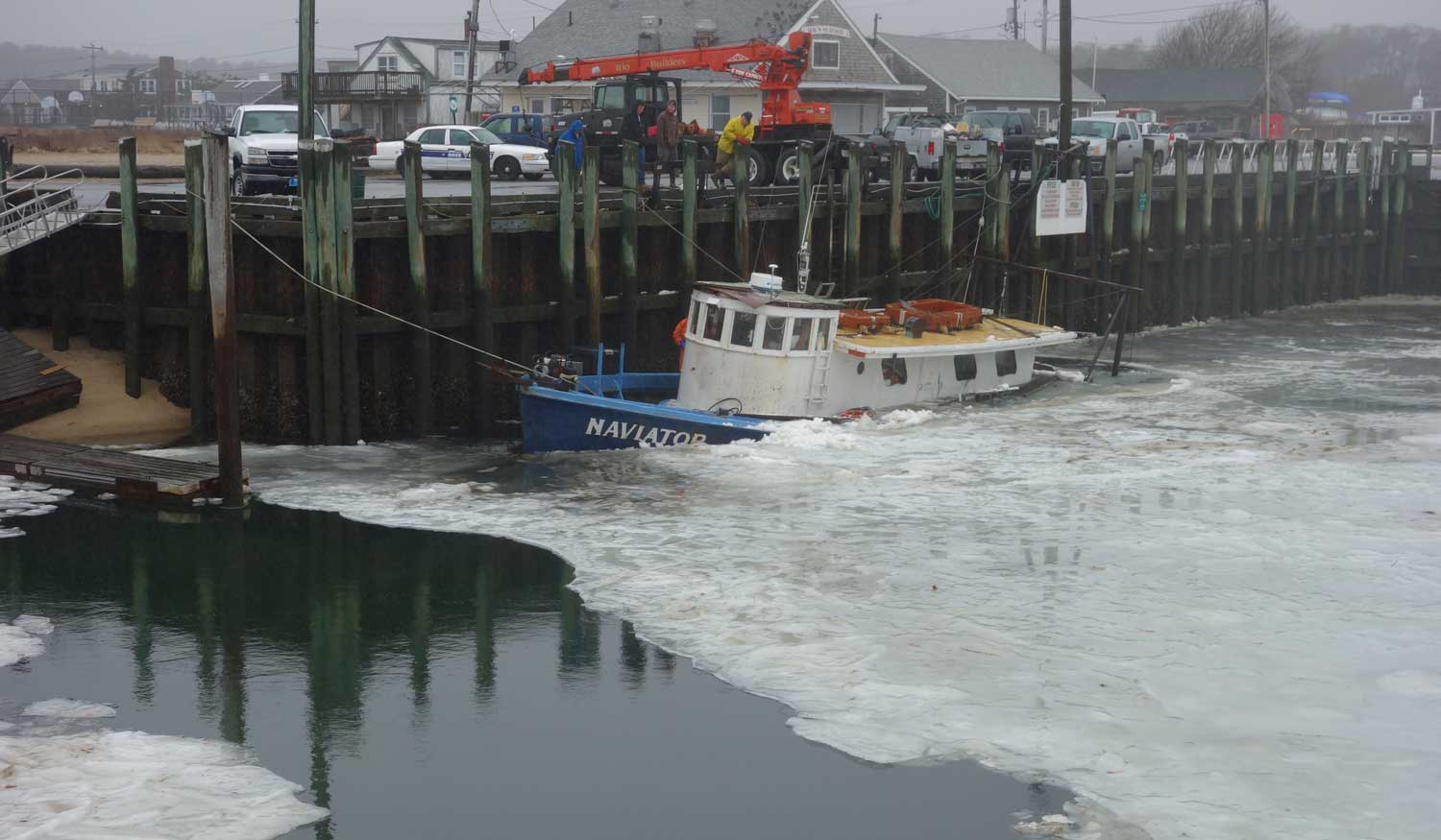 The Wellfleet Naviator Sunk by Ice | The Furies Cape Cod Cleaning Service