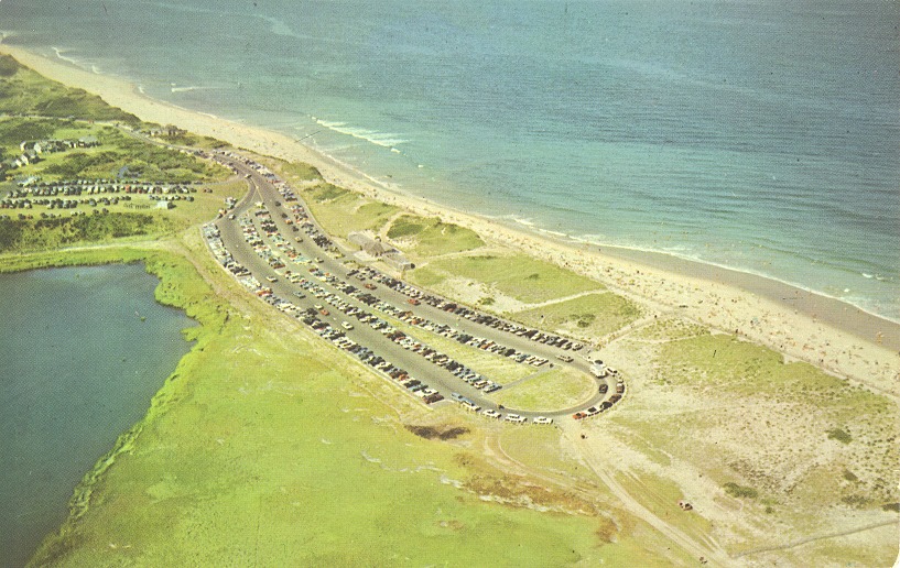 Coast Guard Beach Aerial, Eastham, Cape Cod, MA 1977