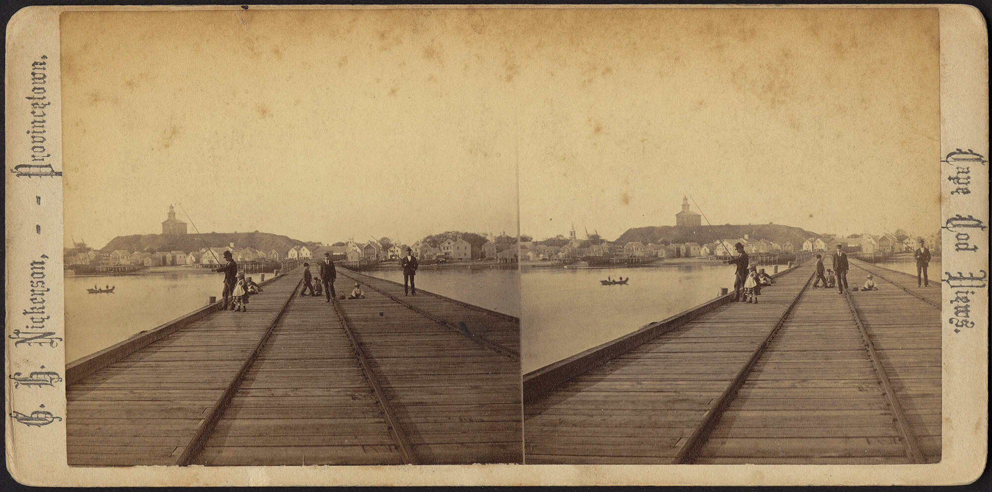 Provincetown Railroad Wharf, (Macmillan) circa 1873-1877, stereoscopic 