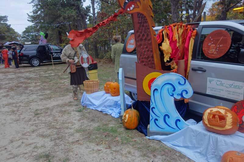 The-Furies-Dragon-Ship,-Wellfeet-Trunk-or-Treat, Cape Cod