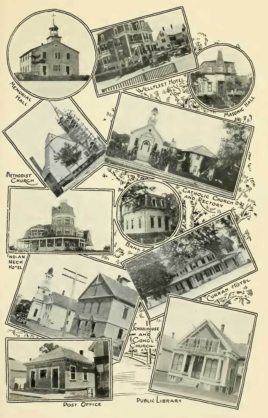 Wellfleet Landmarks circa 1920
