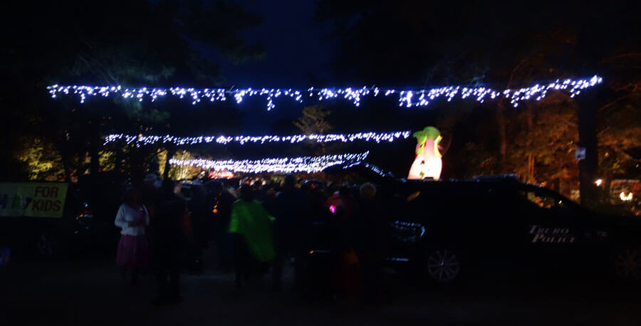 Wellfleet-Trunk-or-Treat-at-Night, Cape Cod